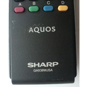 CONTROL REMOTO PARA TV 3D / SHARP GA936WJSA MODELO LC-40LE835